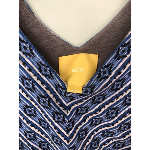 COPY - Anthropologie Maeve Women’s Lazuli Aztec Sleeveless Mini Dress Blue Pock… - Picture 5 of 6